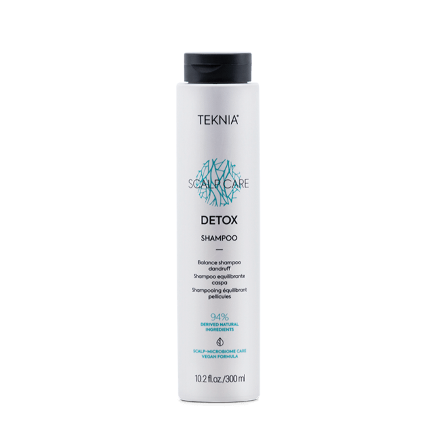 Teknia Detox Shampoo bottle on a white background