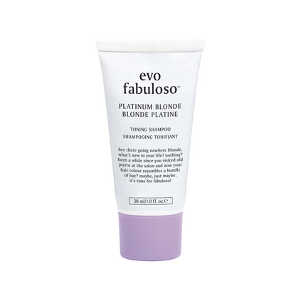 Platinum Blonde Toning Shampoo 30ml - Fabuloso
