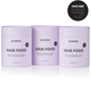 Three containers of GLOWWA Hair Food on a white background with a Marie Claire Hair Awards 2025 winner badge.