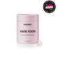 Glowwa Hair Food supplement container with a pink lid on a white background