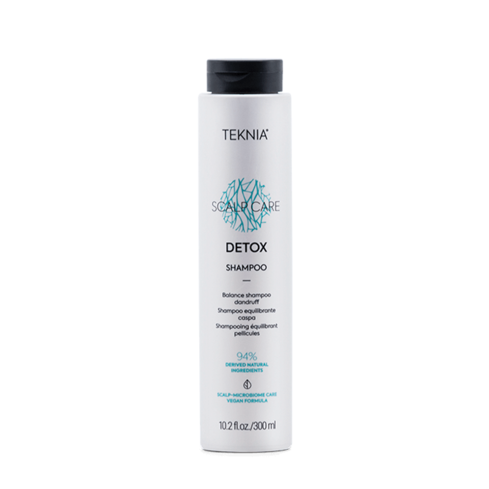Teknia Detox Shampoo bottle on a white background